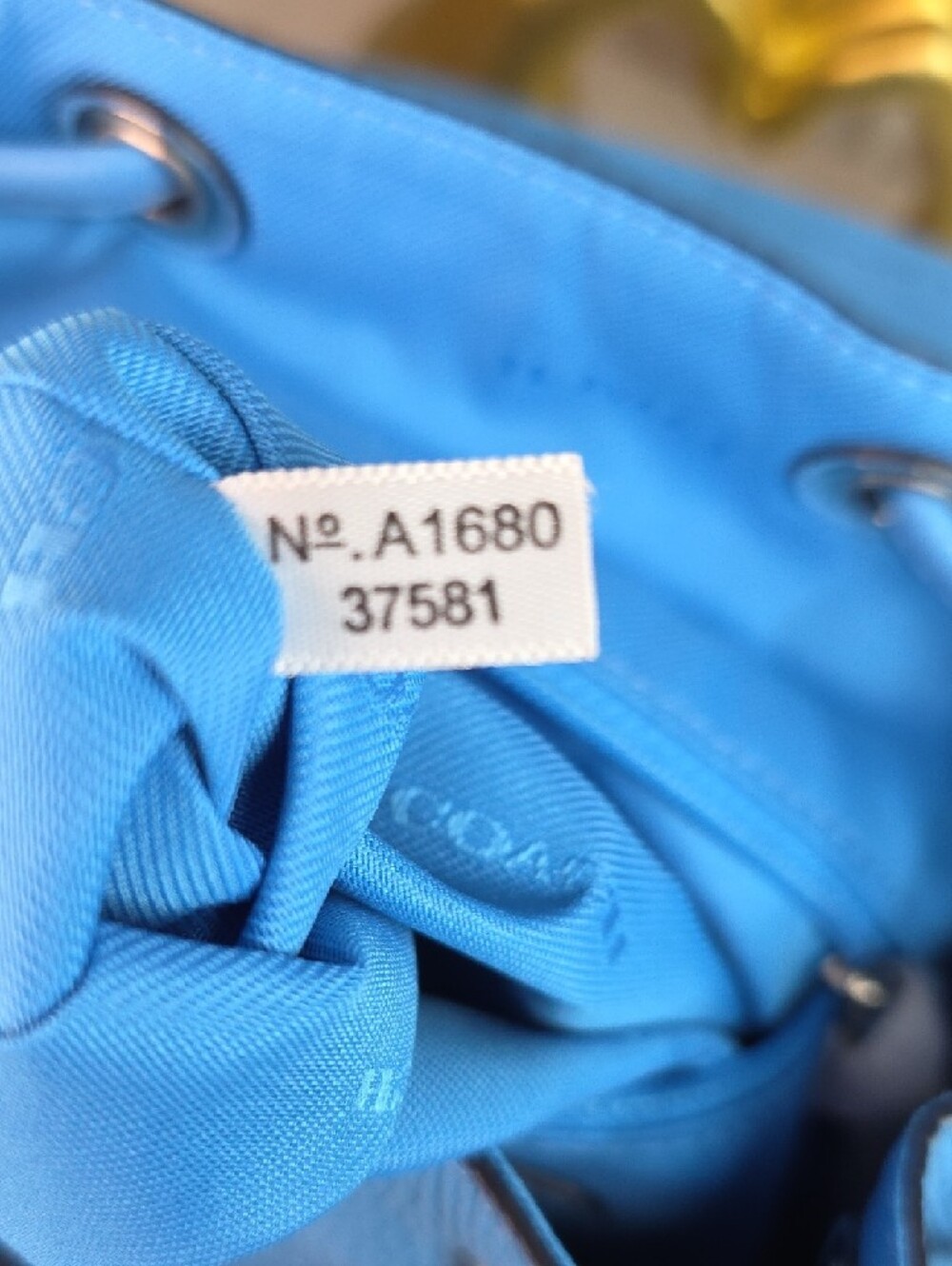 Coach Azure Blue Leather Mini Turnlock Backpack NWT - Picture 5 of 9